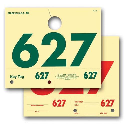 Manilla Dispatch Numbers - #000-999 - 1000/Pk