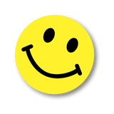 Smiley Face Windshield Decal