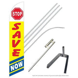 Stop Save Now Swooper Flag Kit