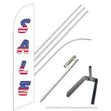 Sale (American Flag Letters) Swooper Flag Kit