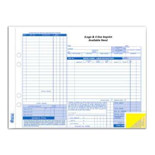 Form #RO-664-3 Repair Orders