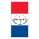Horizontal Dealer Logo Drape Flags