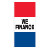 Horizontal Message Drape Flags