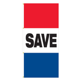 Horizontal Message Drape Flags
