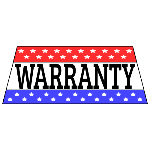 Patriotic Windshield Banners - Warranty