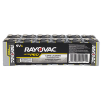 Rayovac Ultra-Pro 9V Batteries - 12 Pack
