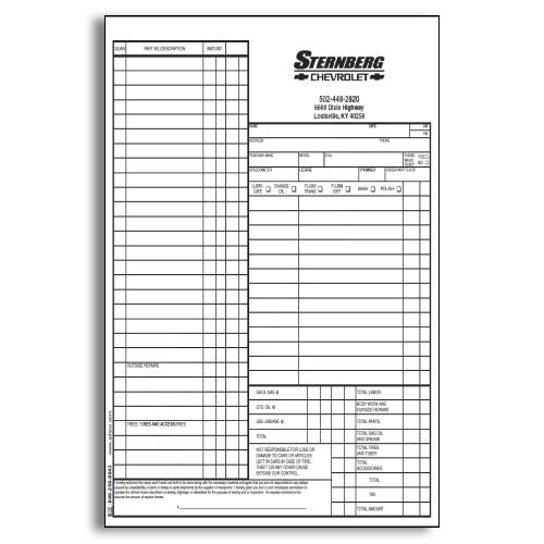 Sternberg Chevrolet Service Work Orders
