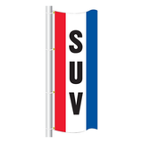 Vertical Message Drape Flags