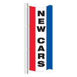 Vertical Message Drape Flags
