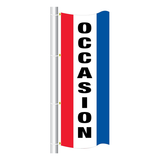 Vertical Message Drape Flags