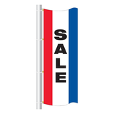 Vertical Message Drape Flags
