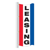 Vertical Message Drape Flags