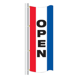 Vertical Message Drape Flags