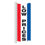 Vertical Message Drape Flags