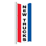 Vertical Message Drape Flags