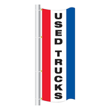 Vertical Message Drape Flags