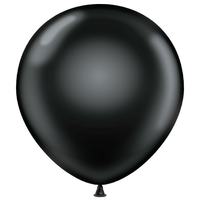 17" Black Balloons - 72/Bg