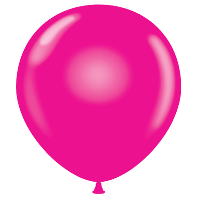 17" Pink Balloons - 72/Bg