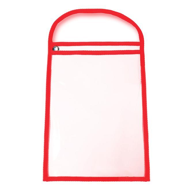 Clear/Red Work Order Sleeve - 11