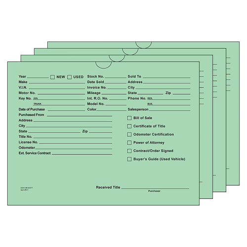  Harloon 500 Pcs Printed Vehicle Deal Envelopes 12 x 8 Inches  Vehicle Dealer Jackets File Jackets Car Dealer Envelopes for Car Subscribe  Order Car Deal Gifts Favors Supplies (Green,Cute) : Office Products