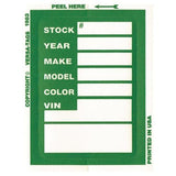 Green Stock Tag - 100/Pk