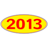 Oval Model Year Decals