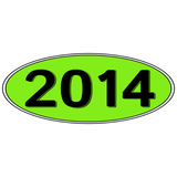 Oval Model Year Decals