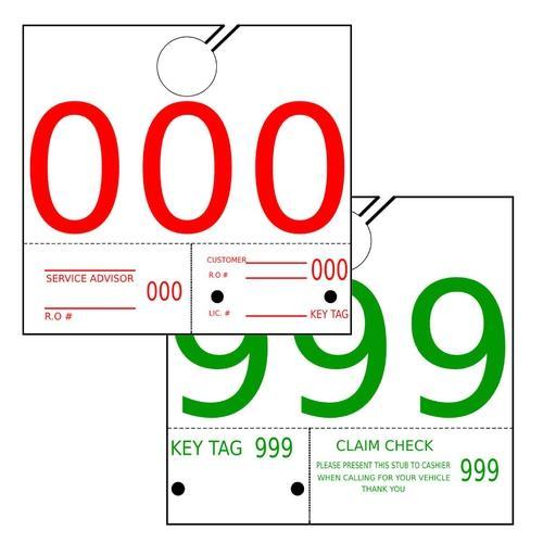 Service Dispatch Numbers Service Dispatch Numbers - #000-999 - 1000/Pk – ADSCO Companies