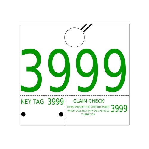 Service Dispatch Numbers - #3000-3999 - 1000/Pk – ADSCO Companies