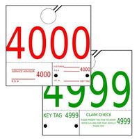 Service Dispatch Numbers - #4000-4999 - 1000/Pk