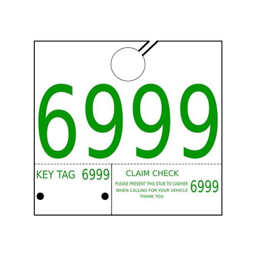 Service Dispatch Numbers Service Dispatch Numbers - #6000-6999 - 1000/Pk – ADSCO Companies