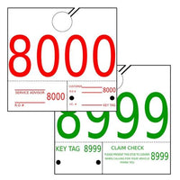 Service Dispatch Numbers - #8000-8999 - 1000/Pk