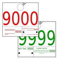 Service Dispatch Numbers - #9000-9999 - 1000/Pk