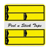 Yellow Poly Stock Sticker - 250/Bx