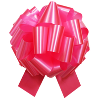12" Pink Windshield Pull Bows
