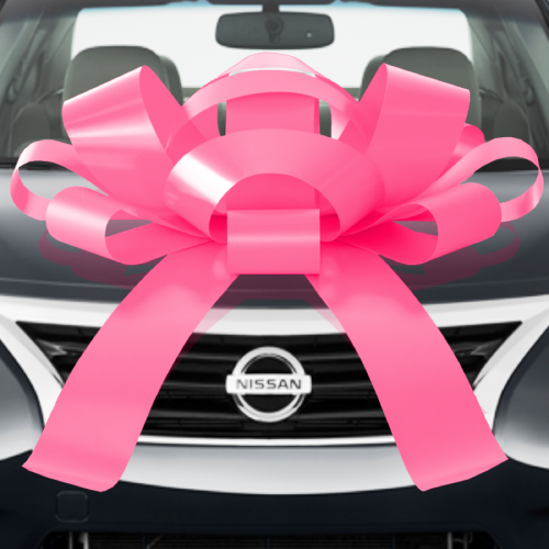 Pink Jumbo Car Bow - Shake Up Your Showroom