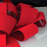 30" Red Velvet Car Bow
