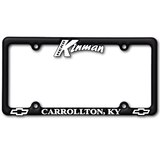 3D Raised Lettering Custom License Frames