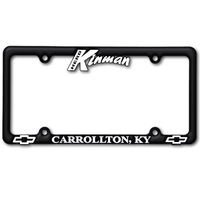 3D Raised Lettering Custom License Frames