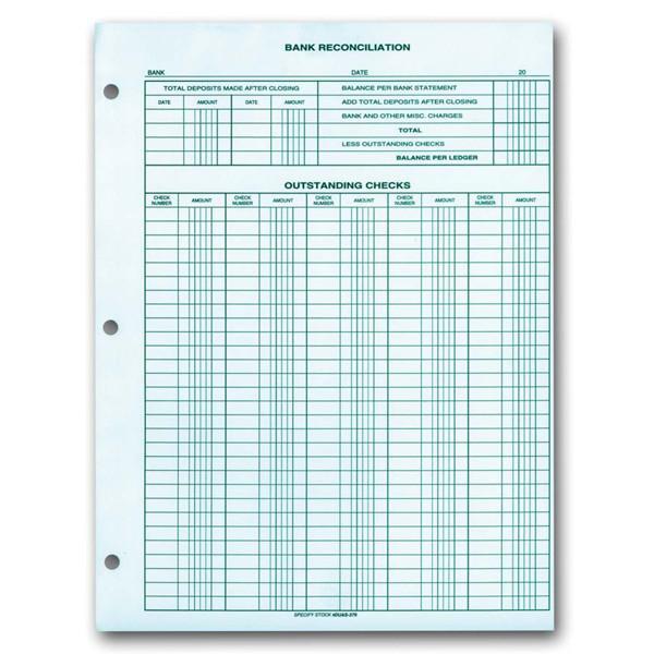 Bank Reconciliations - Form DUAS-379
