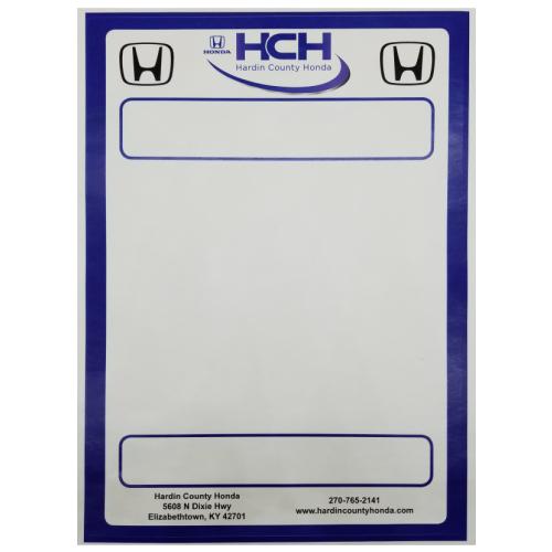 Blank Windshield Stickers