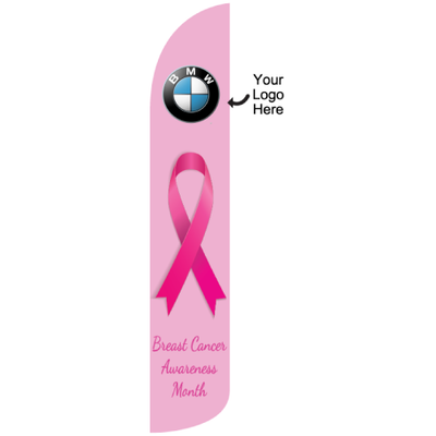 Breast Cancer Awareness Custom Swooper Flag