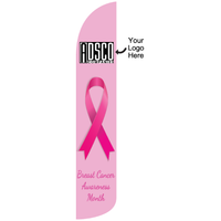 Breast Cancer Awareness Custom Swooper Flag