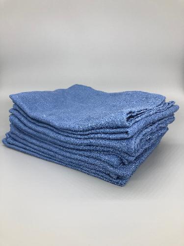 Bulk Huck Blue Window Towels