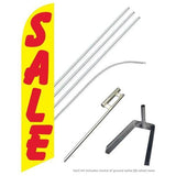 Sale (Yellow/Red) Swooper Flag Kit