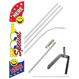 Look Special Here Swooper Flag Kit