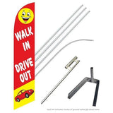 Walk In Drive Out Swooper Flag Kit