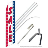 Sale (RWB Vertical) Swooper Flag Kit