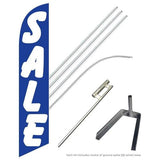 Sale (Blue/White) Swooper Flag Kit