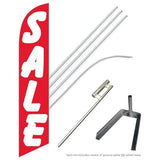 Sale (Red/White) Swooper Flag Kit